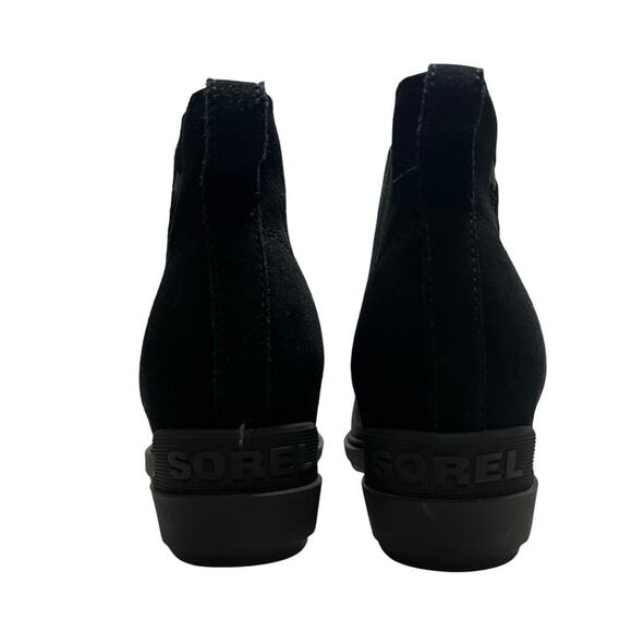SOREL EVIE™ II WOMEN'S CHELSEA Boots /‎ Wedge Booties - Black Logo - size 9.5 - Picture 6 of 10